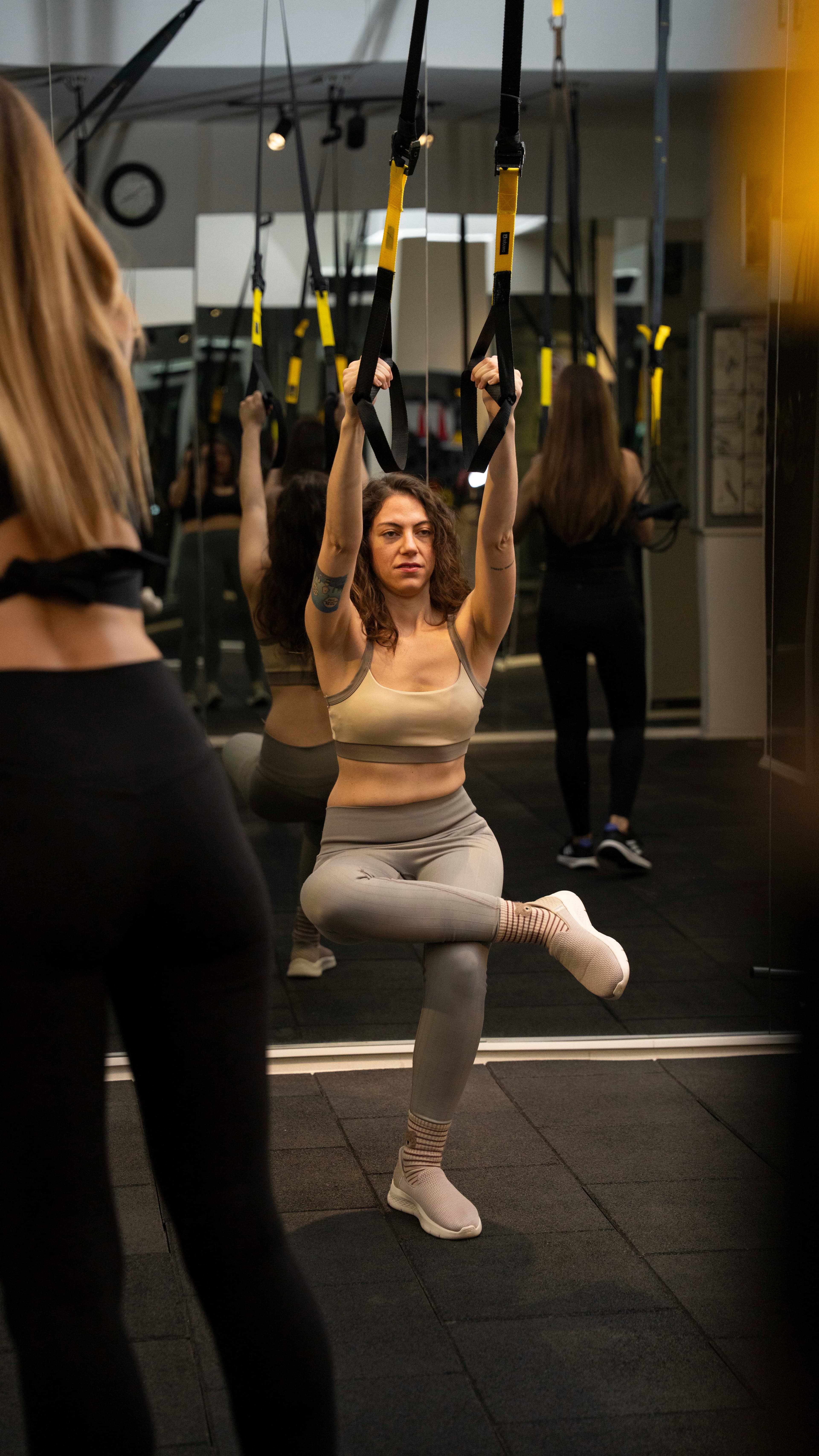 TRX antrenmanından başka bir kare